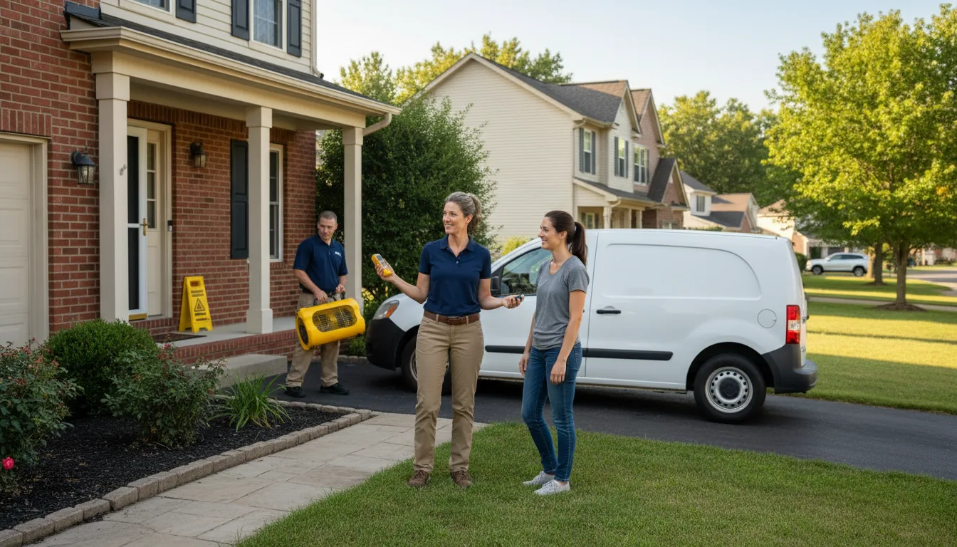 Residential water damage restoration in Vernon Rockville, CT